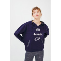 Qadın üçün pijama - tünd göy, L - 45033