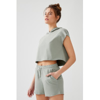 Qadın üçün idman geyimi - yaşıl, S - 758030