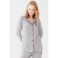 Qadın üçün pijama - bənövşəyi, L - 16648