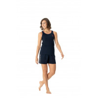 Qadın üçün pijama, tünd göy, XL - 16989