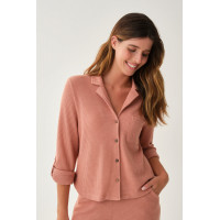 Qadın üçün pijama - gül qurusu, XL - 11014BD