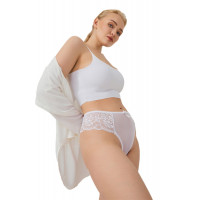 Qadın üçün tuman, ağ, 4XL - CH6005