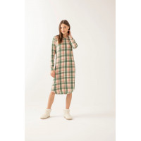 Qadın üçün pijama, yaşıl cızıqlı, M - W23007
