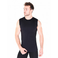 Kişi üçün qolsuz futbolka - qara, L - O 1041 O Kişi üçün qolsuz futbolka - qara, L - O 1041 O