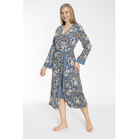 Qadın üçün sabahlıq dəst, indigo, XL - C840-488