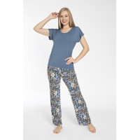 Qadın üçün pijama dəst, indigo, S - C840-489