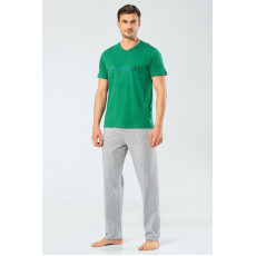 Kişi üçün pijama - yaşıl, L - 4131