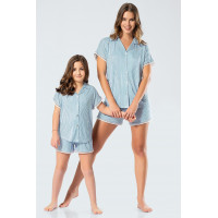 Uşaq üçün pijama - mavi, 3-4 - 3344 Çocuk