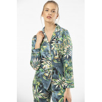 Qadın üçün pijama - petrol yaşılı, L - 3364