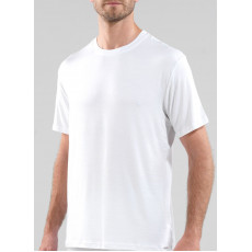 Kişi üçün bağlı yaxa futbolka - ağ, L - 9306